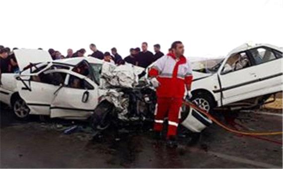 چندین کشته و زخمی در تصادف شدید جاده فیروزآباد به خلخال