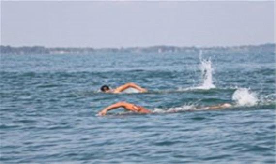 مسابقات شنای آبهای آزاد و پدل برد قهر مانی کشور در جزیره کیش
