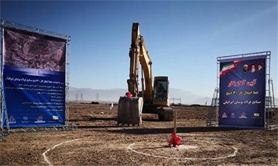 ساخت پروژه 43 کیلومتری خط انتقال گاز 30 اینچ صنایع فولاد در کرمان کلید خورد
