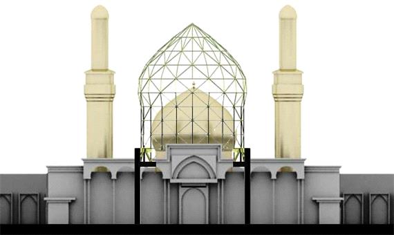 گنبد جدید حرم امام حسین (ع)؛ نوروز 98 در کربلا نصب می‌شود