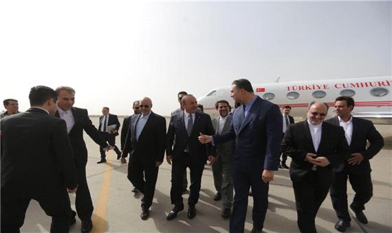 وزیر امور خارجه ترکیه وارد اصفهان شد