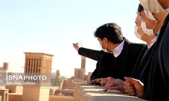 بازدید وزیر میراث از بافت جهانی شهر یزد