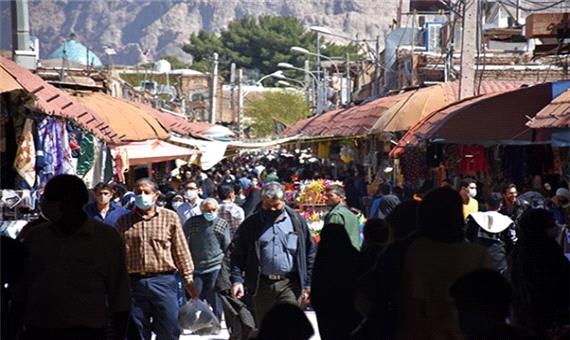تصاویر/اوج‌گیری دوباره کرونا در شلوغی بازار عید کرمان