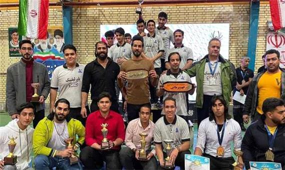 پایان مسابقات کاپ آزاد پرس سینه کارگری استان کرمان در زرند